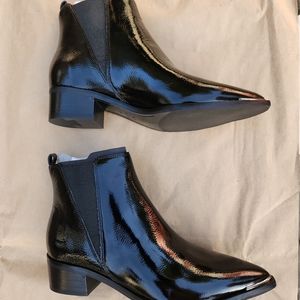 NWT Marc Fisher LTD Yommi Chelsea patent leather 6.5